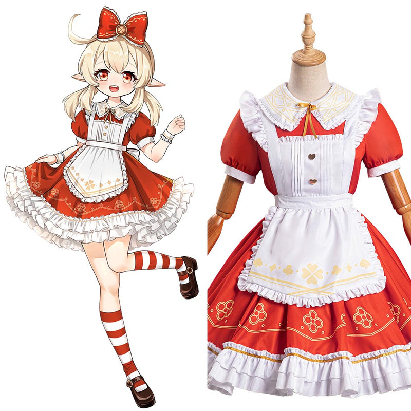 Robe Cosplay KLEE Alice in Wonderland Genshin Impact