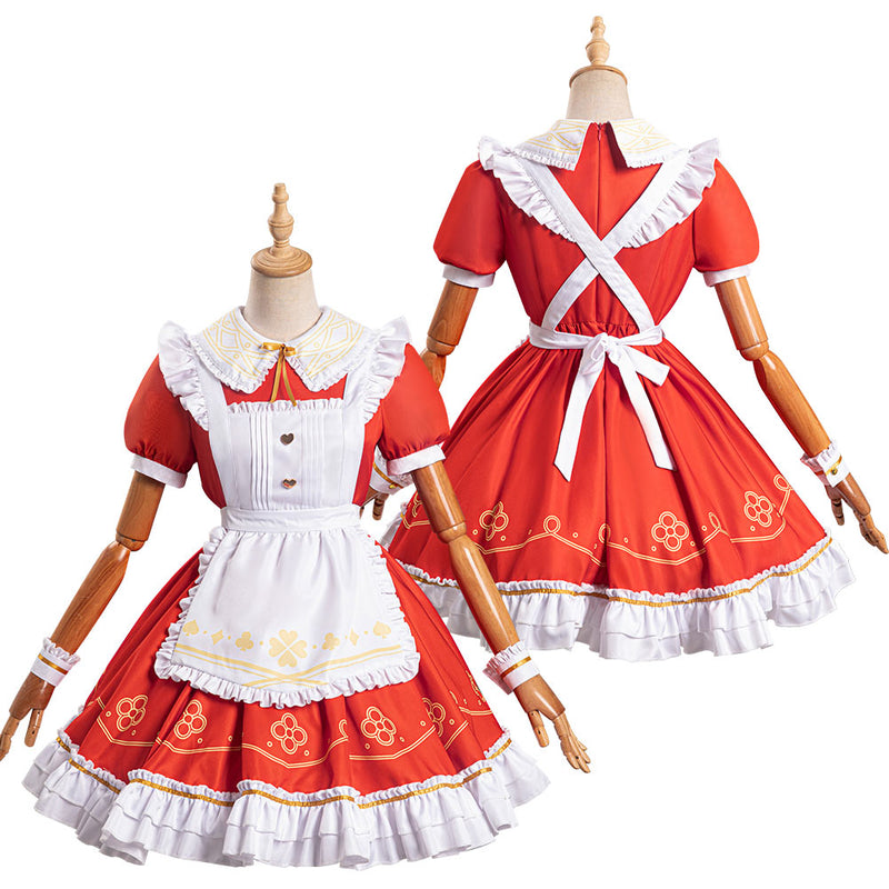 Robe Cosplay KLEE Alice in Wonderland Genshin Impact