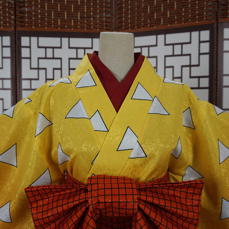 Cosplay Agatsuma Zenitsu Kimono