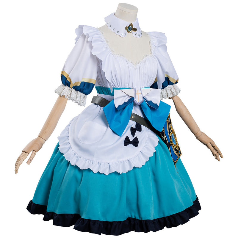 Cosplay Maid Barbara Genshin Impact