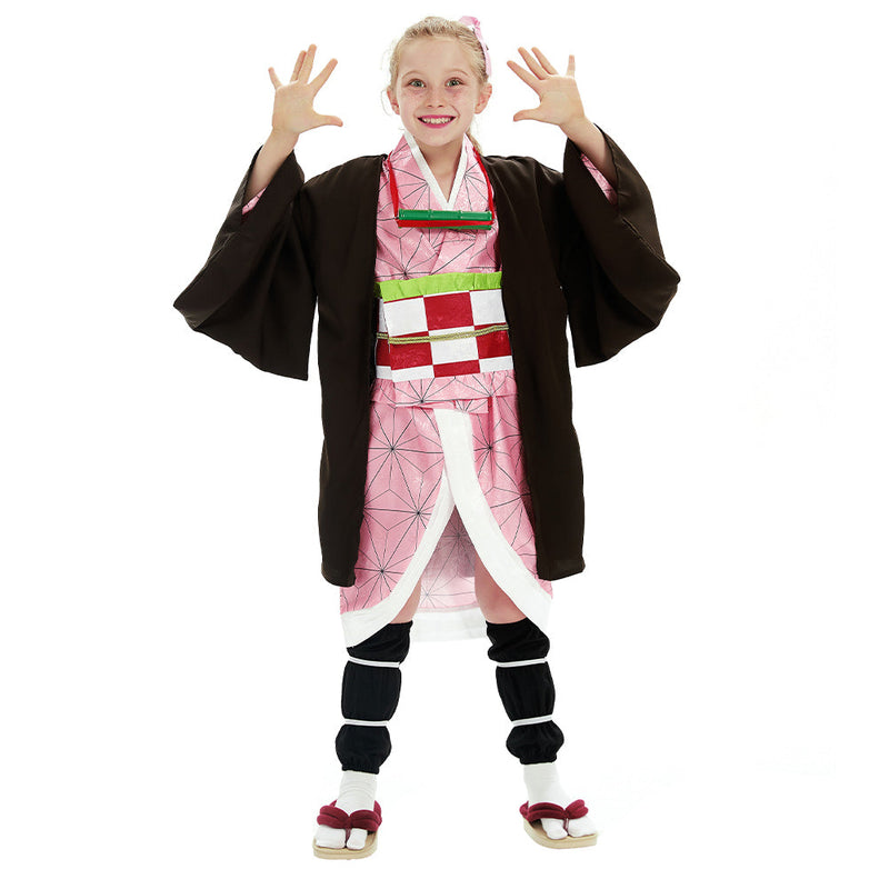 Cosplay Nezuko Kamado Costume Enfant