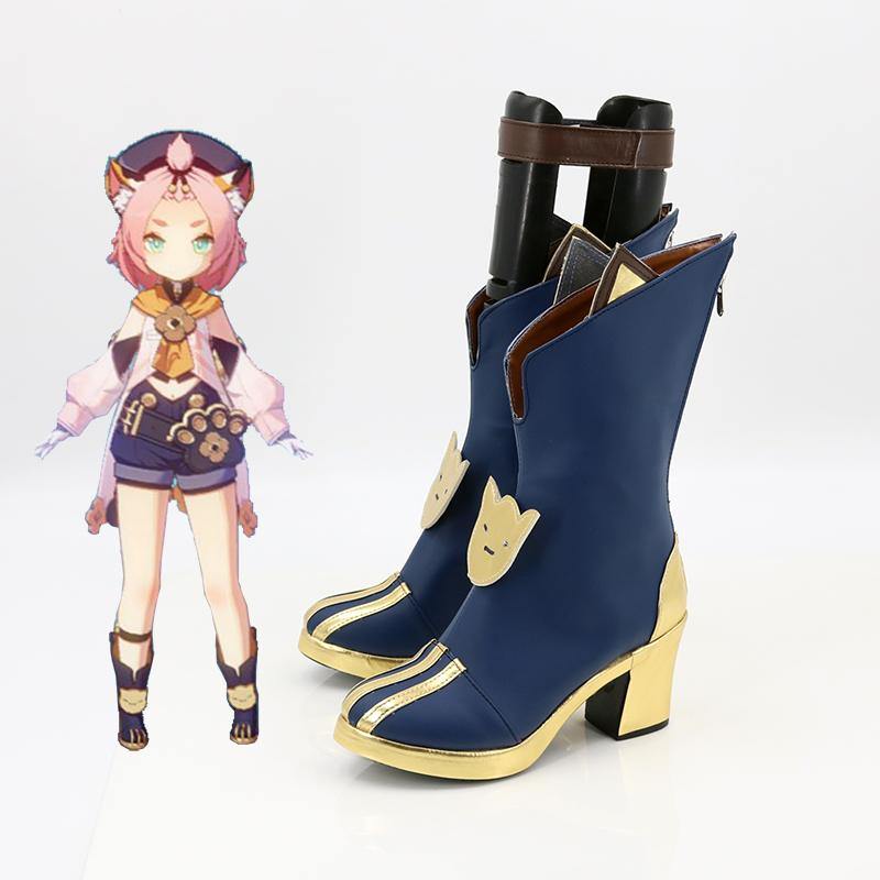 Chaussures Cosplay Diona Genshin Impact