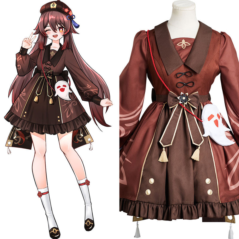 Robe Hutao Lolita Cosplay Genshin Impact