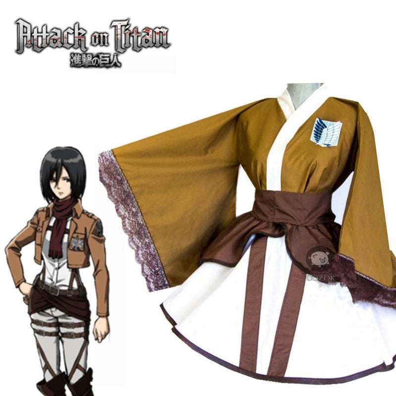 Cosplay Robe Mikasa